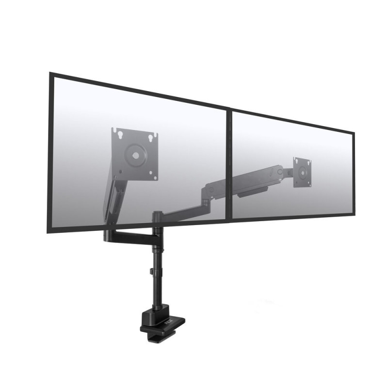 ACT AC8330 Office Solid Pro brazo doble para monitor, resorte de gas, montaje en poste, hasta 34"