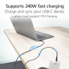 ACT cable de carga/datos USB 2.0 240W USB-C a USB-C, negro, 2 m (AC3087)