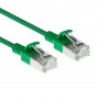 Cable de red patch RJ45 ACT verde de 0,15 m LSZH S/FTP CAT6A Slimline Snagless (DB7730)