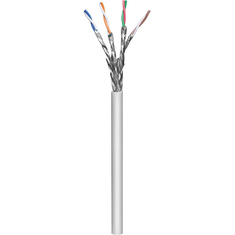 Intellinet Cat6a SFTP PiMF cable a granel, 305 m, libre de halógenos, robusto, gris 705035