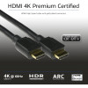 Cable HDMI ACT AK3947 6,1m 4K 60Hz HDR ARC 18Gbps negro