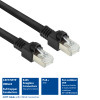 Cable patch S/FTP Cat.7 PUR ACT FB8520 de 20 m, RJ45 snagless, negro