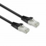 Cable patch slimline datacenter U/FTP CAT8 LSZH negro ACT de 5 m snagless RJ45 (FB8105)