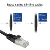Cable patch slimline datacenter U/FTP CAT8 LSZH negro ACT de 5 m snagless RJ45 (FB8105)