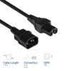 ACT Cable de alimentación C14 a C15 negro 1,5 m (AK5387)