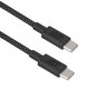 ACT Cable de carga/datos USB 2.0 60W USB-C a USB-C, negro, 1 metro (AC3082)