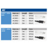 ACT Cable de carga/datos USB 2.0 240W USB-C a USB-C, blanco, 1 m (AC3084)