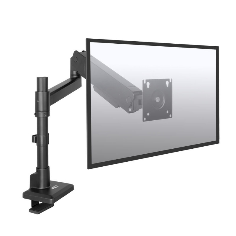 ACT Brazo para monitor 45 pulgadas Office Solid Pro montaje en barra con gas 1 monitor (AC8329)
