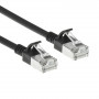 ACT Cable de red patch Slimline S/FTP CAT7 LSZH negro 1m Snagless con conectores RJ45 (DF7901)