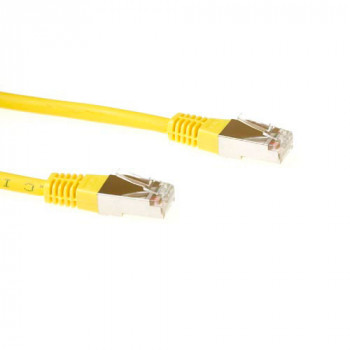 ACT FB9802 Cable de parcheo Cat6 S/FTP PIMF, amarillo, 2 m, 10 Gbps, RJ45