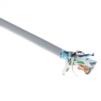 ACT Cable CAT6A F/UTP de par trenzado rígido, PVC, AWG 23, CPR: B2ca, 305 m XS6120