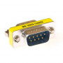 ACT AB9013 Adaptador cambiador de género DB9 hembra a DB9 hembra, RS-232, niquelado, contactos dorados