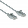 ACT Gris Cable de red slimline U/UTP CAT6 LSZH de 7 metros para centro de datos snagless con conectores RJ45 (DC9007)