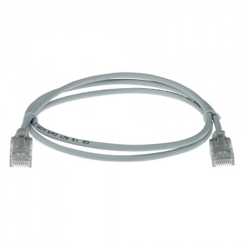 ACT Gris Cable de red slimline U/UTP CAT6 LSZH de 7 metros para centro de datos snagless con conectores RJ45 (DC9007)