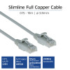 ACT Gris Cable de red slimline U/UTP CAT6 LSZH de 7 metros para centro de datos snagless con conectores RJ45 (DC9007)