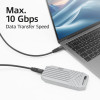 ACT AC7443 cable de USB-C (M) a USB-C (M), 24 pines