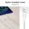 ACT Cable de carga/datos USB 2.0 60W USB-C a USB-C, blanco, 2 m (AC3081)