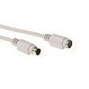ACT AK3230 cable PS/2 1,8 m conector macho-macho Mini-DIN de 6 pines marfil