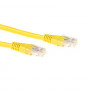 ACT cable de red LSZH U/UTP CAT6 amarillo de 1,5 m con conectores RJ45 IB9851
