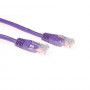ACT cable de red U/UTP CAT6 lila de 5 m con conectores RJ45 IB1705