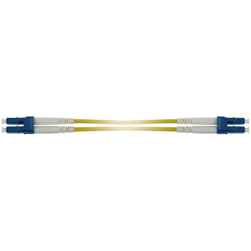 ACT Cable de fibra óptica monomodo OS2 dúplex blindado de 50 m LC/LC RL3350