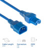 ACT Cable de alimentación C14 - C15 azul 2,5 m (AK5393)