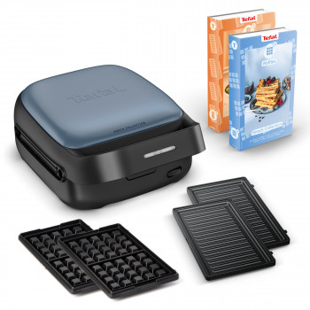 Tefal SW8674 Snack Collection sandwichera y gofrera Aqua