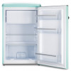 Medion MD37790 Nevera retro Turquesa, 90L de volumen total, clase de eficiencia energética E