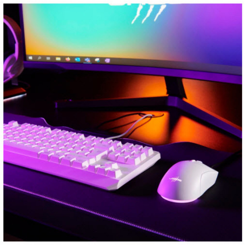 uRage Exodus 220 TKL Teclado gaming, con cable, Blanco