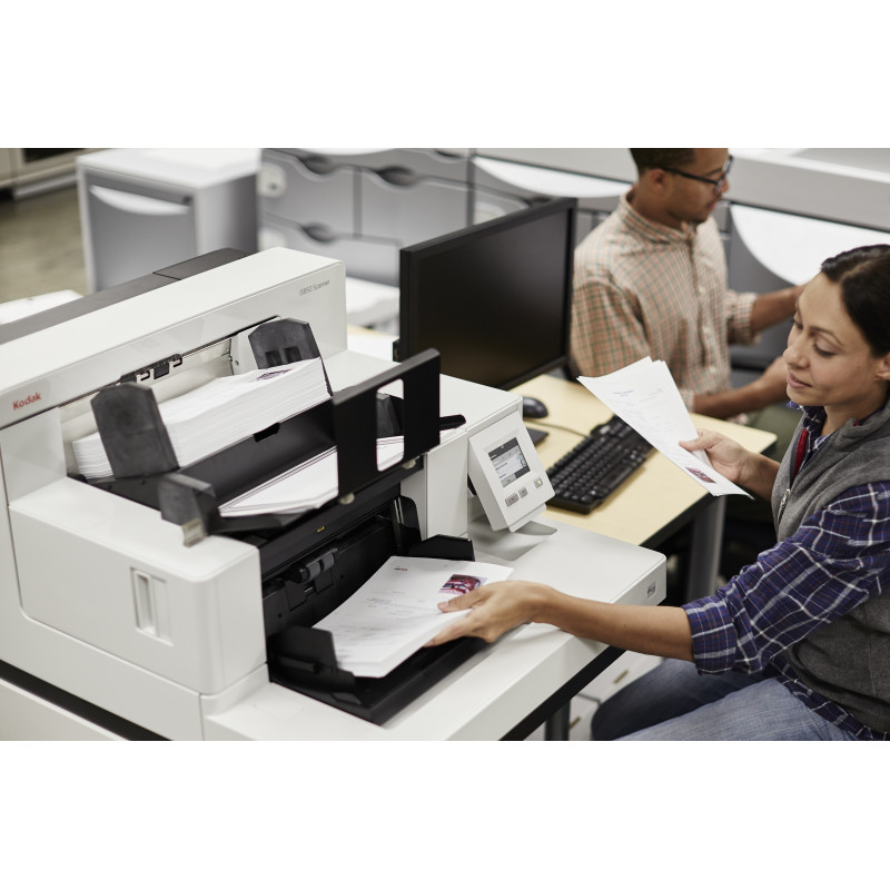 Kodak i5850 Escáner de documentos de producción - dúplex, 600 dpi, 210 páginas/min., ADF de 750 hojas, USB 2.0