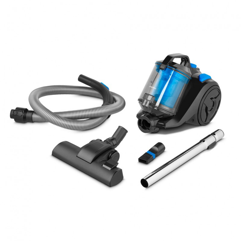 Medion E2001 aspirador de escoba 18 kPa 2L filtro HEPA negro azul