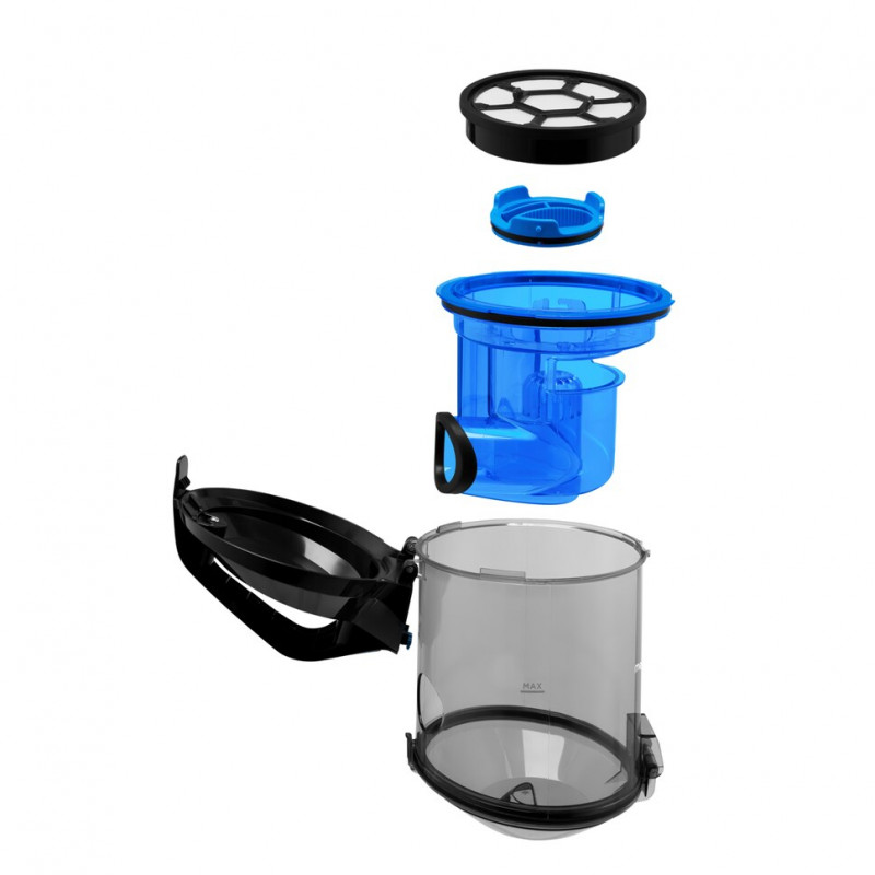 Medion E2001 aspirador de escoba 18 kPa 2L filtro HEPA negro azul