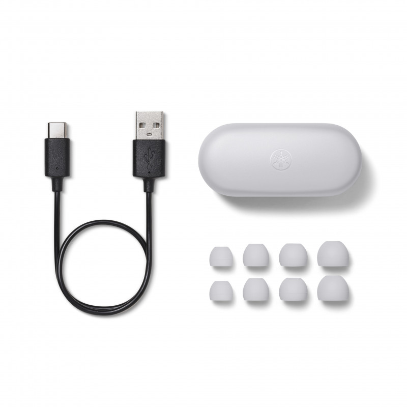 Yamaha TW-E3C Auriculares in-ear True Wireless, aptX Adaptive, gris