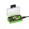 3M EEP-100 EU Tapones para los oídos electrónicos de protección auditiva con estuche de carga, verde