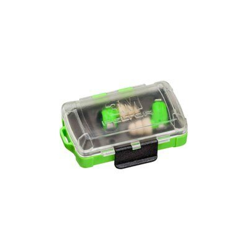 3M EEP-100 EU Tapones para los oídos electrónicos de protección auditiva con estuche de carga, verde