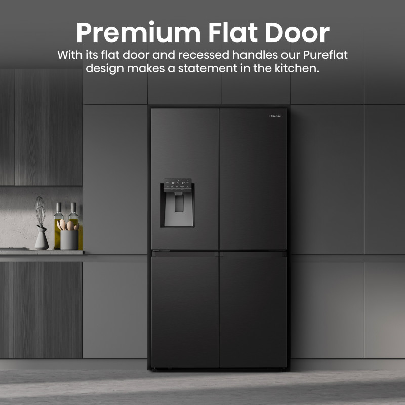 Hisense RQ760N4SBFE frigorífico side-by-side (estilo americano) 178,5 cm de altura EEK E