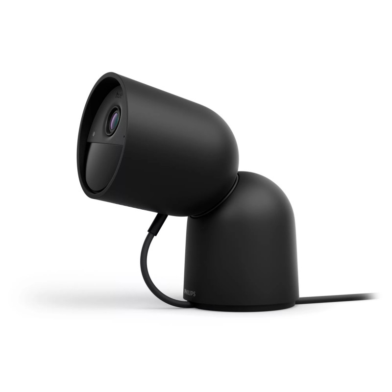 Philips Hue Secure cámara con cable con base negra