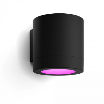 Philips Hue WACA aplique de pared Muscari redondo negro