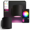Philips Hue WACA aplique de pared Muscari redondo negro