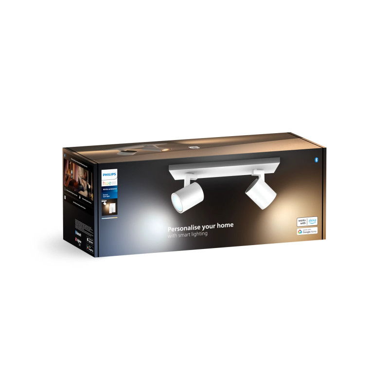 Philips Hue White Ambiance Runner Spot 2 luces blanco con interruptor regulador