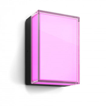 Philips Hue WACA Scenova aplique rectangular negro