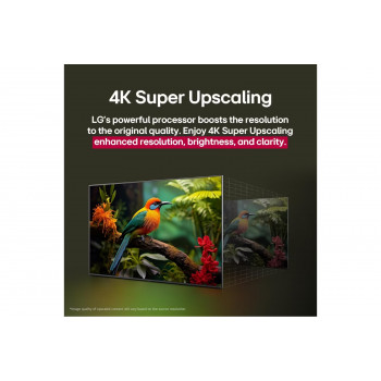 LG 65QNED82A3B 65 pulgadas QNED 4K Smart TV con procesador α7 Gen6 AI