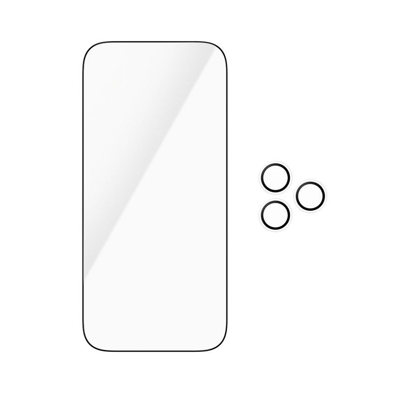 PanzerGlass Essentials 2-in-1 Protector de pantalla y protector de lente de cámara para iPhone 18 Pro