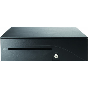 Caja registradora HP para Engage Flex Mini Retail System – Electrónica, cerradura de 3 posiciones, 5 compartimentos para billetes / 8 para monedas, negro