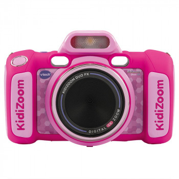 VTech Kidizoom Duo FX cámara digital rosa con doble objetivo, 5MP, LCD en color de 2,4