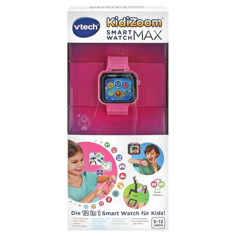 VTech KidiZoom Smart Watch MAX Smartwatch, rosa