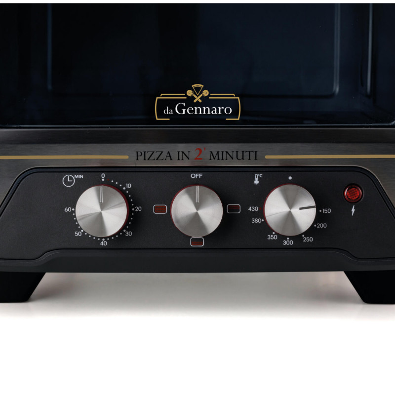 Horno para pizza Ariete DA GENNARO rojo/acero inoxidable 2200W para pizzas hasta 30cm