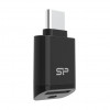 Silicon Power C200 lector de tarjetas microSD USB-C 3.2 - negro