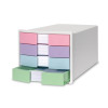 HAN IMPULS cajonera DIN A4 4 cajones multicolor 1012-129D