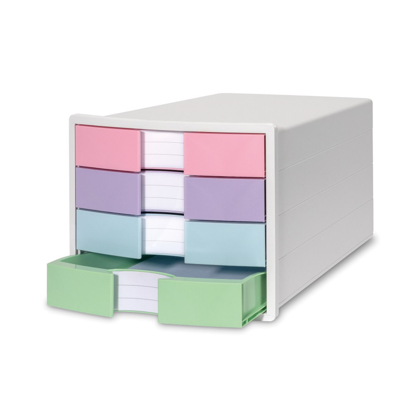HAN IMPULS cajonera DIN A4 4 cajones multicolor 1012-129D